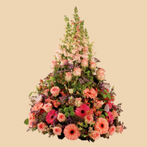 Coussin Conique Fleurs Variées