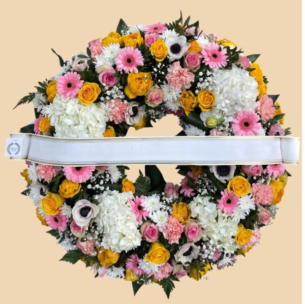 Couronne a Plat Fleurs variées – Image 6